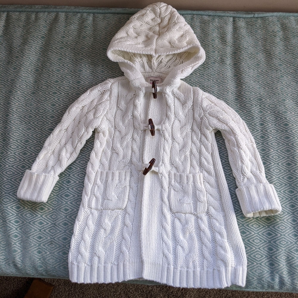 Adorable Cozy Sweater Coat with Buttons